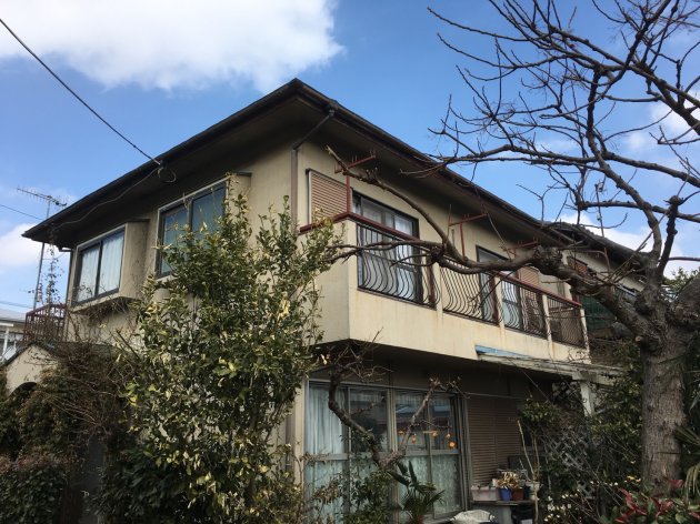 足場の解体