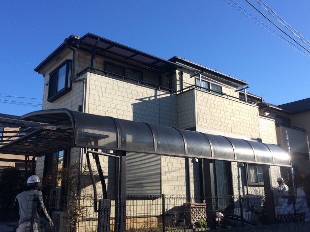足場の組み立て