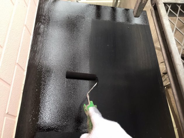 鉄部の錆止めの塗装