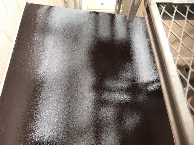 鉄部の錆止めの塗装