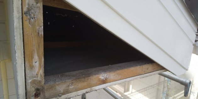 破風一部張り替え