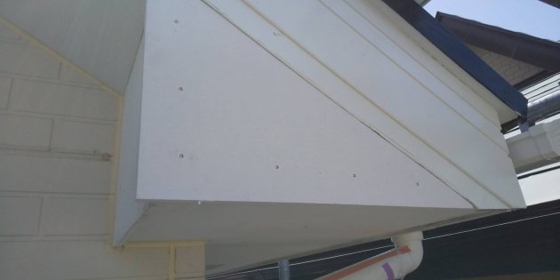 破風一部張り替え