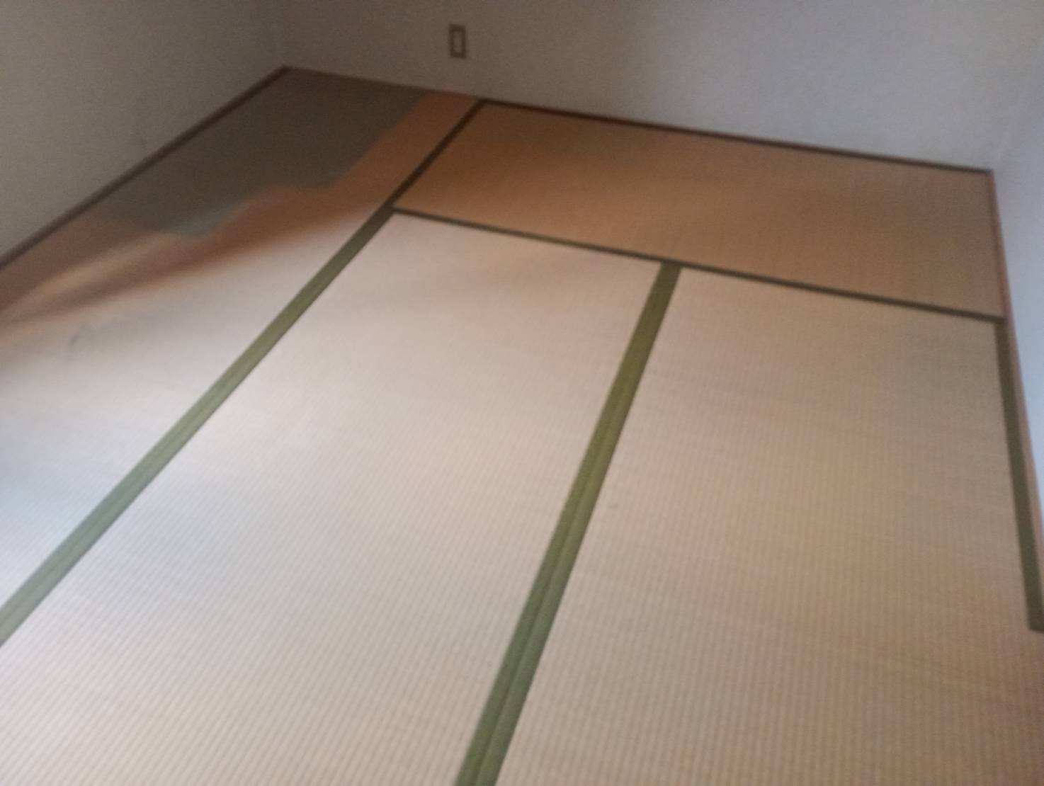 施工前：長年の使用で傷みが進んだ和室