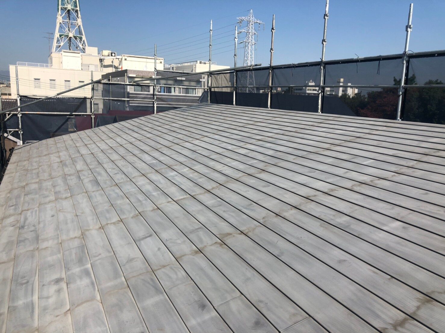 屋根施工前