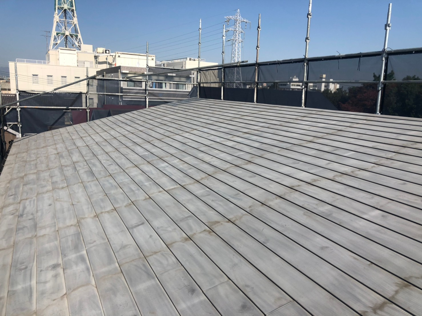 屋根施工前