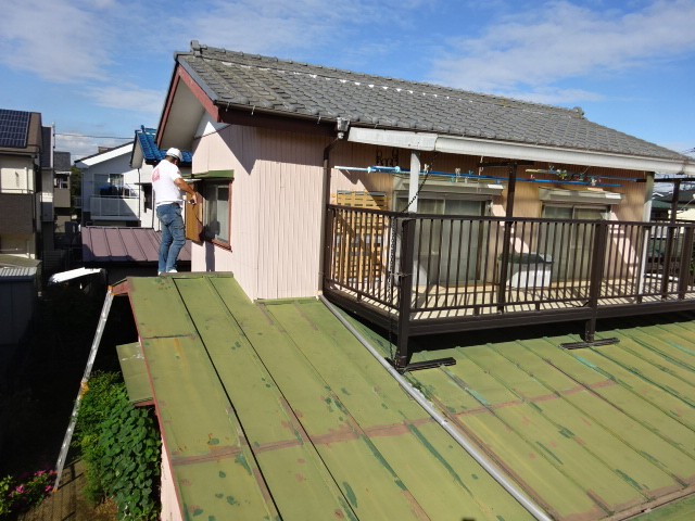 屋根施工前