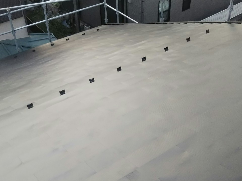 屋根施工後