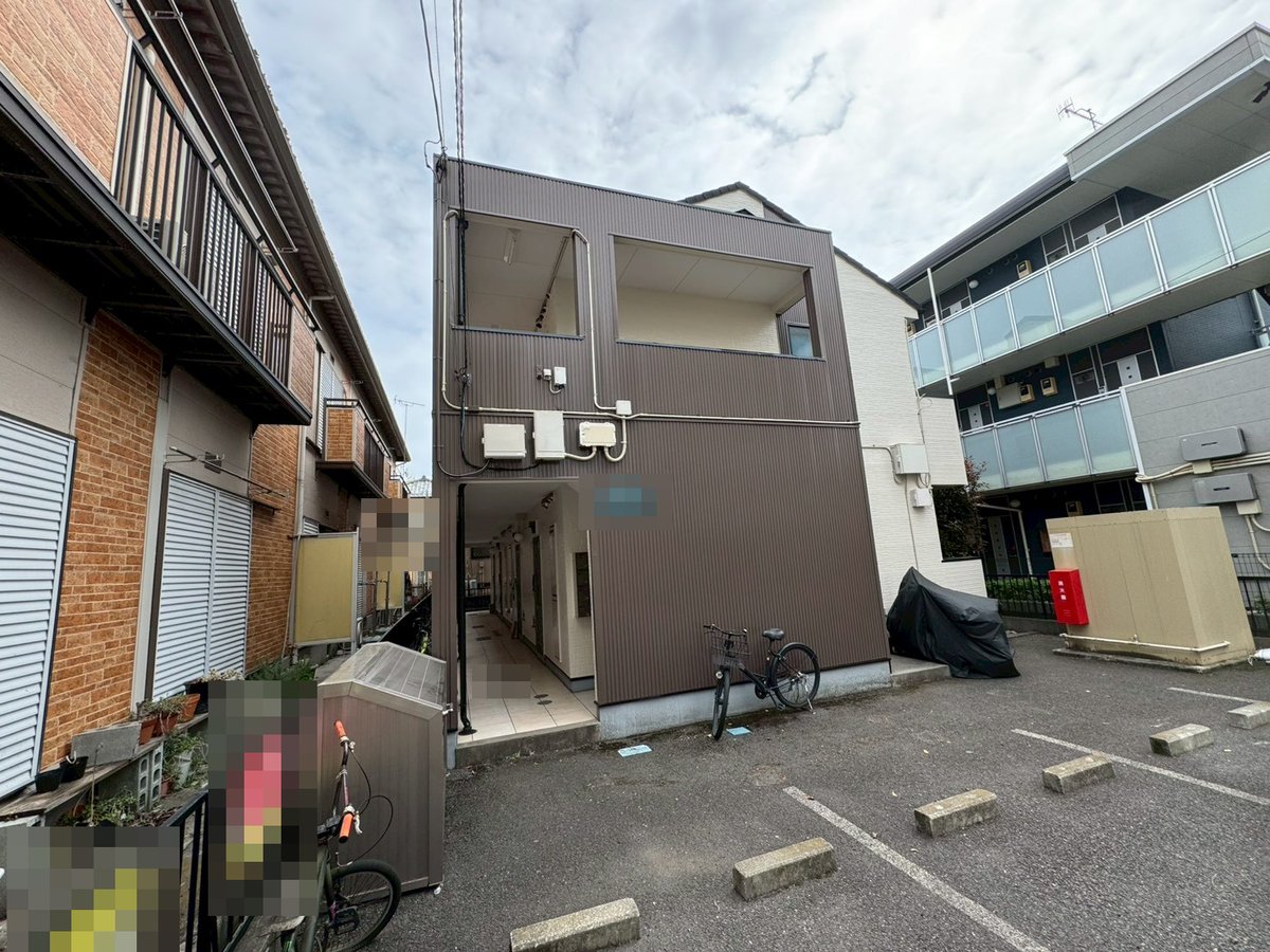 施工後 工事を終えた外観です。