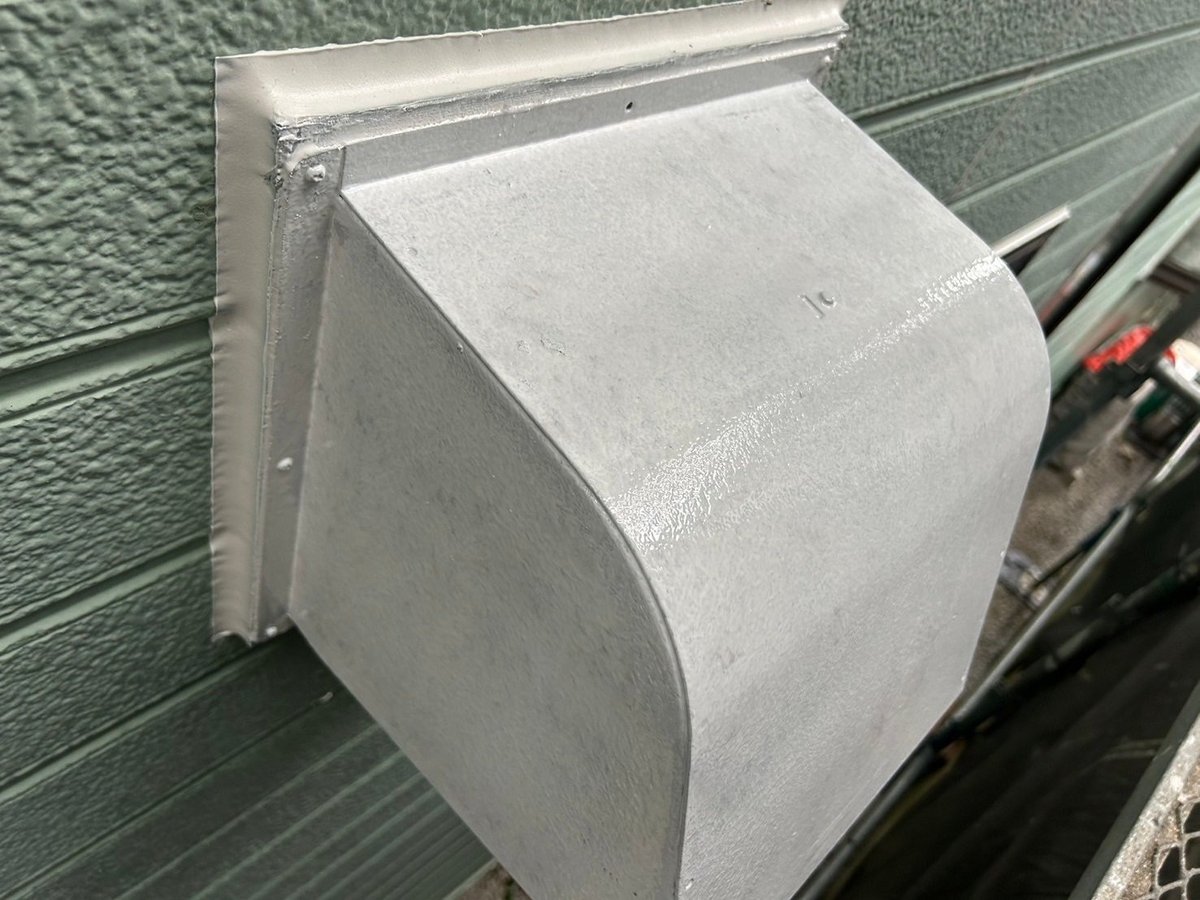 施工後 作業を終えたところです。