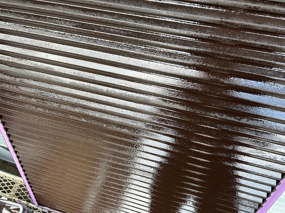 施工後 作業を終えたところです。