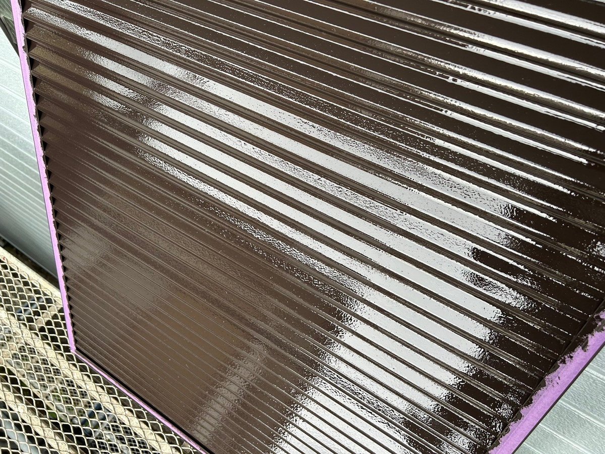 施工後 作業を終えたところです。