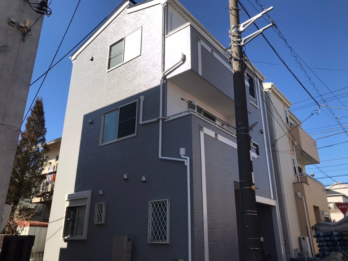 施工後 作業を終えたところです。