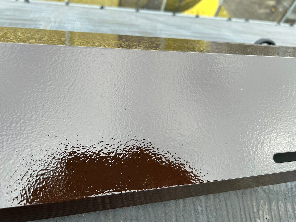 施工後 作業を終えたところです。