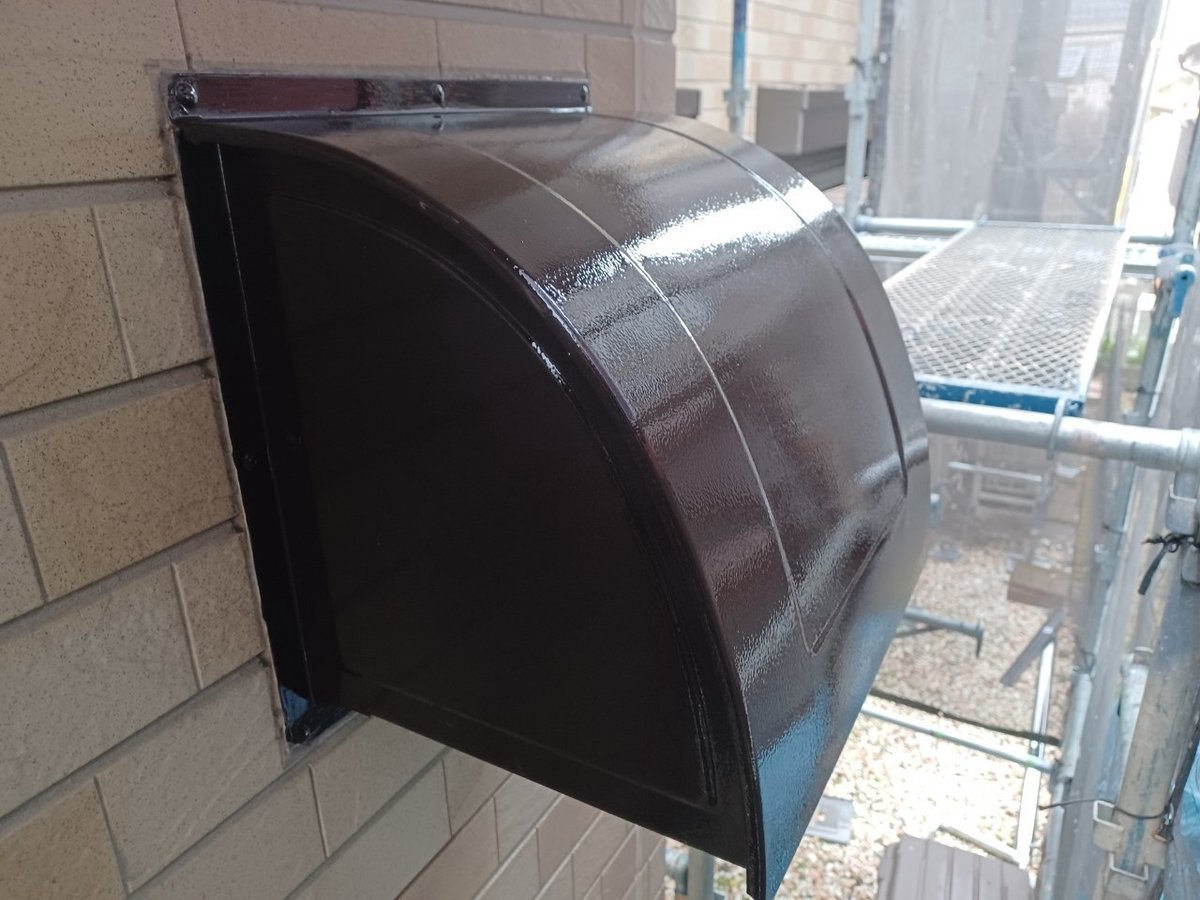 施工後　作業を終えたところです。